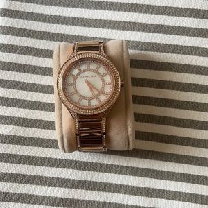 Micheal Kors rose gold watch